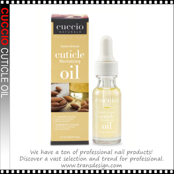 CUCCIO Revitalizing Cuticle Oil - Sweet Almond 0.5oz.
